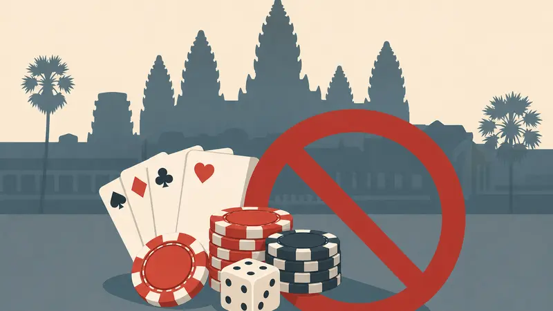 Pendekatan Kamboja terhadap Perjudian Ilegal Ditingkatkan